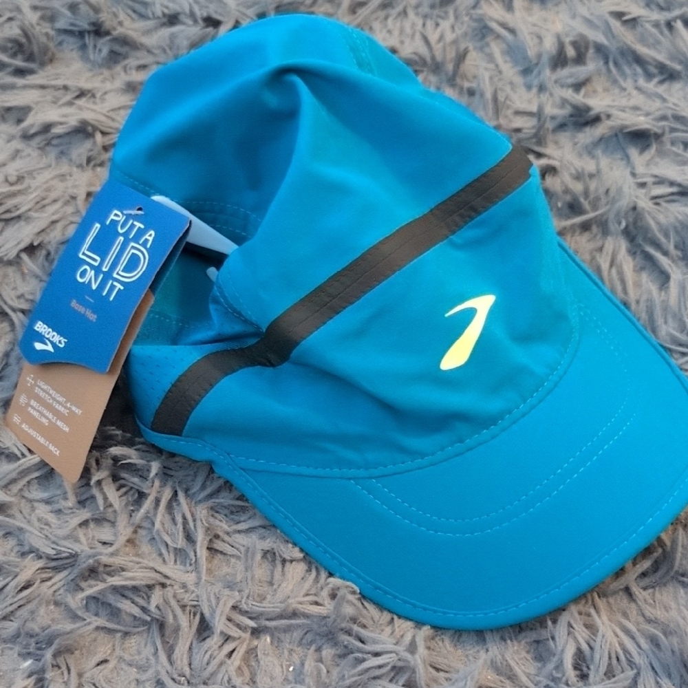 Brooks Vibrant Blue Base Hat OSFA unisex
